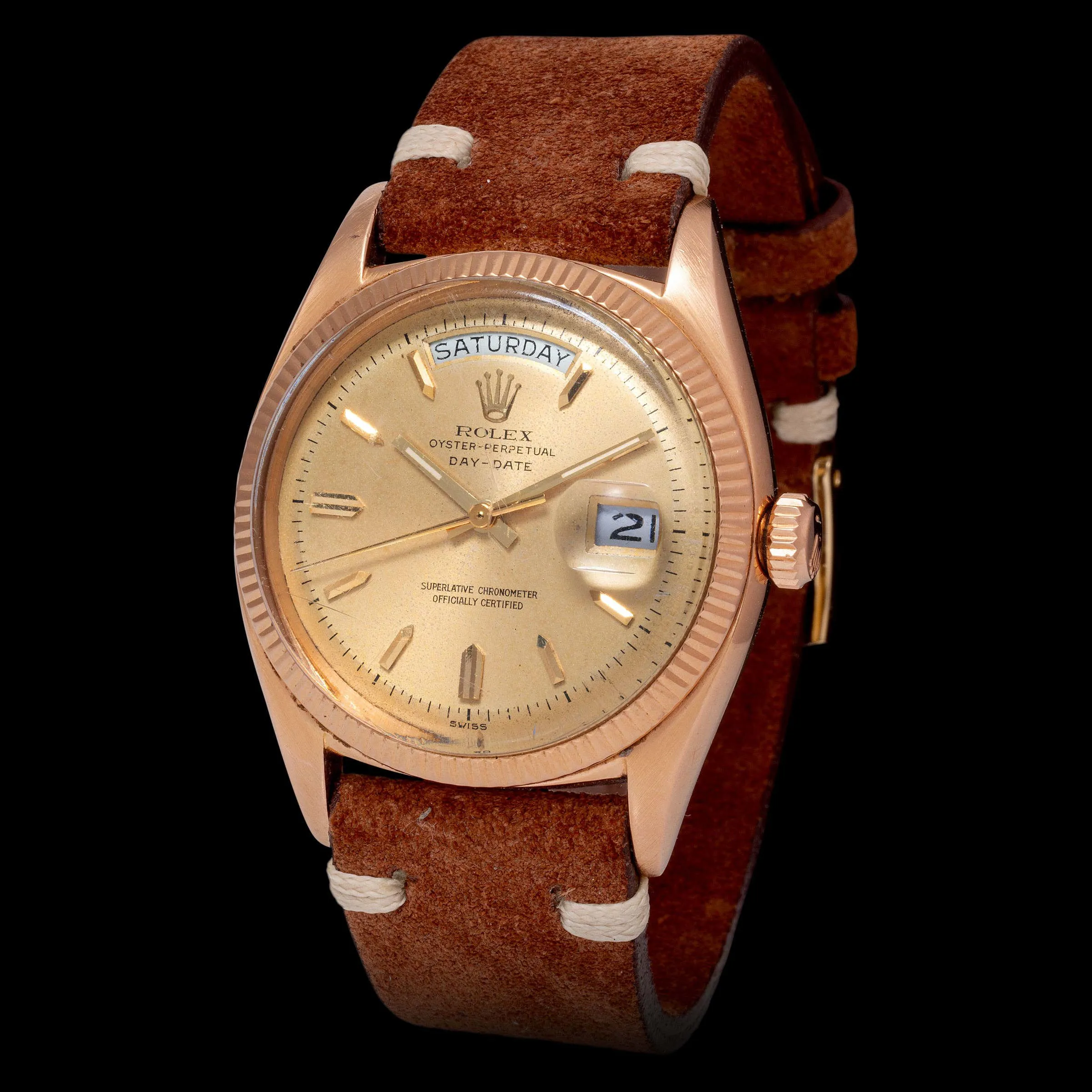 Rolex Day-Date 36 6611B 36mm Rose gold Golden