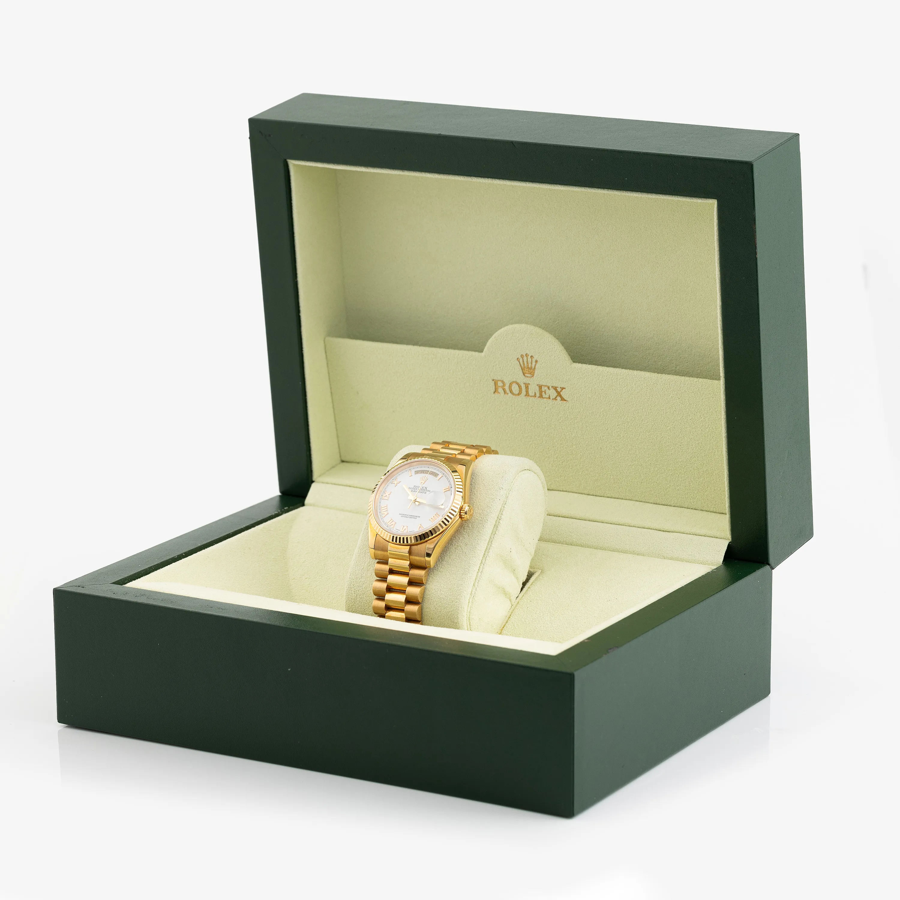 Rolex Day-Date 36 118238 36mm Yellow gold Silver 7