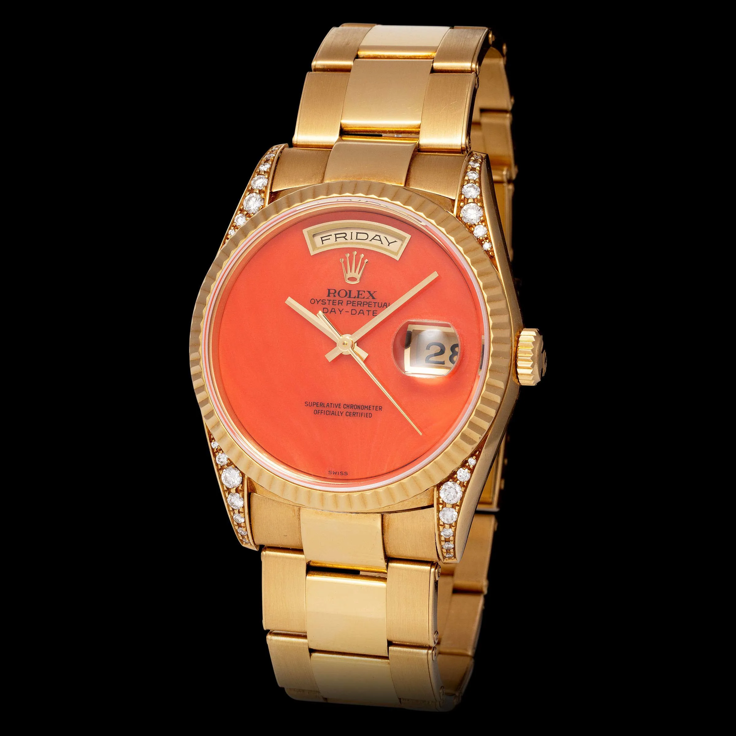 Rolex Day-Date 36 18338 36mm Yellow gold Orange