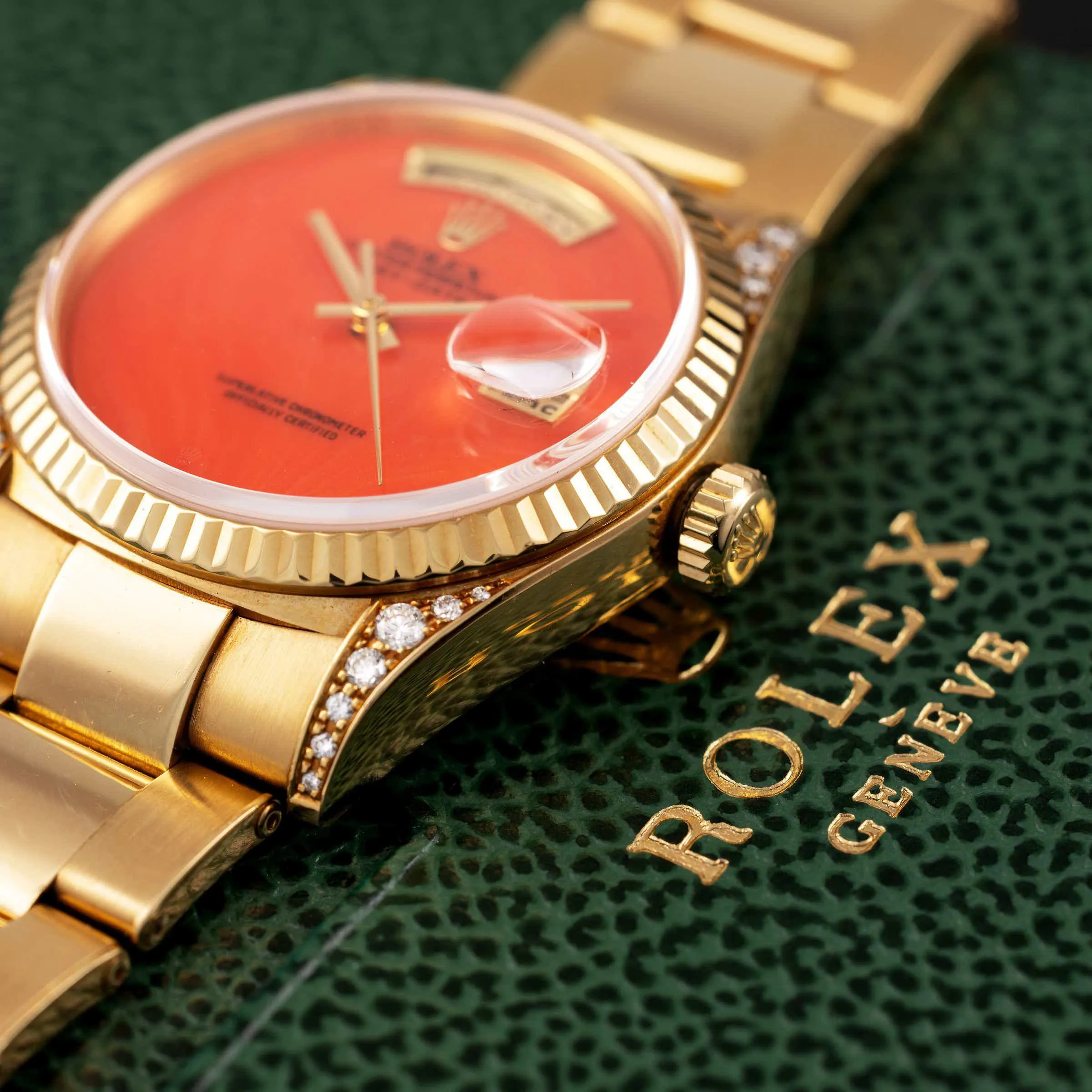 Rolex Day-Date 36 18338 36mm Yellow gold Orange 8