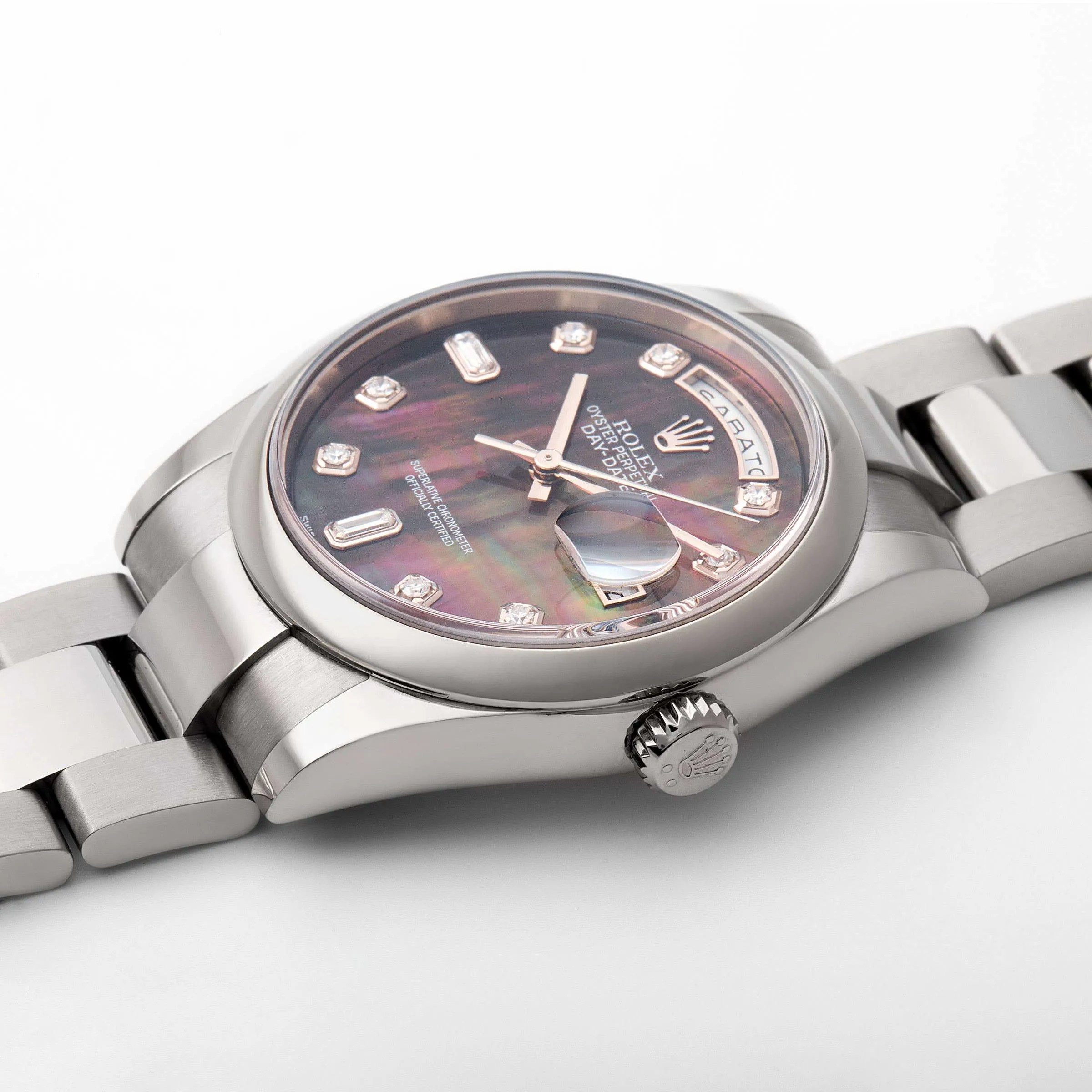 Rolex Day-Date 36 118209 36mm White gold Mother-of-pearl 2