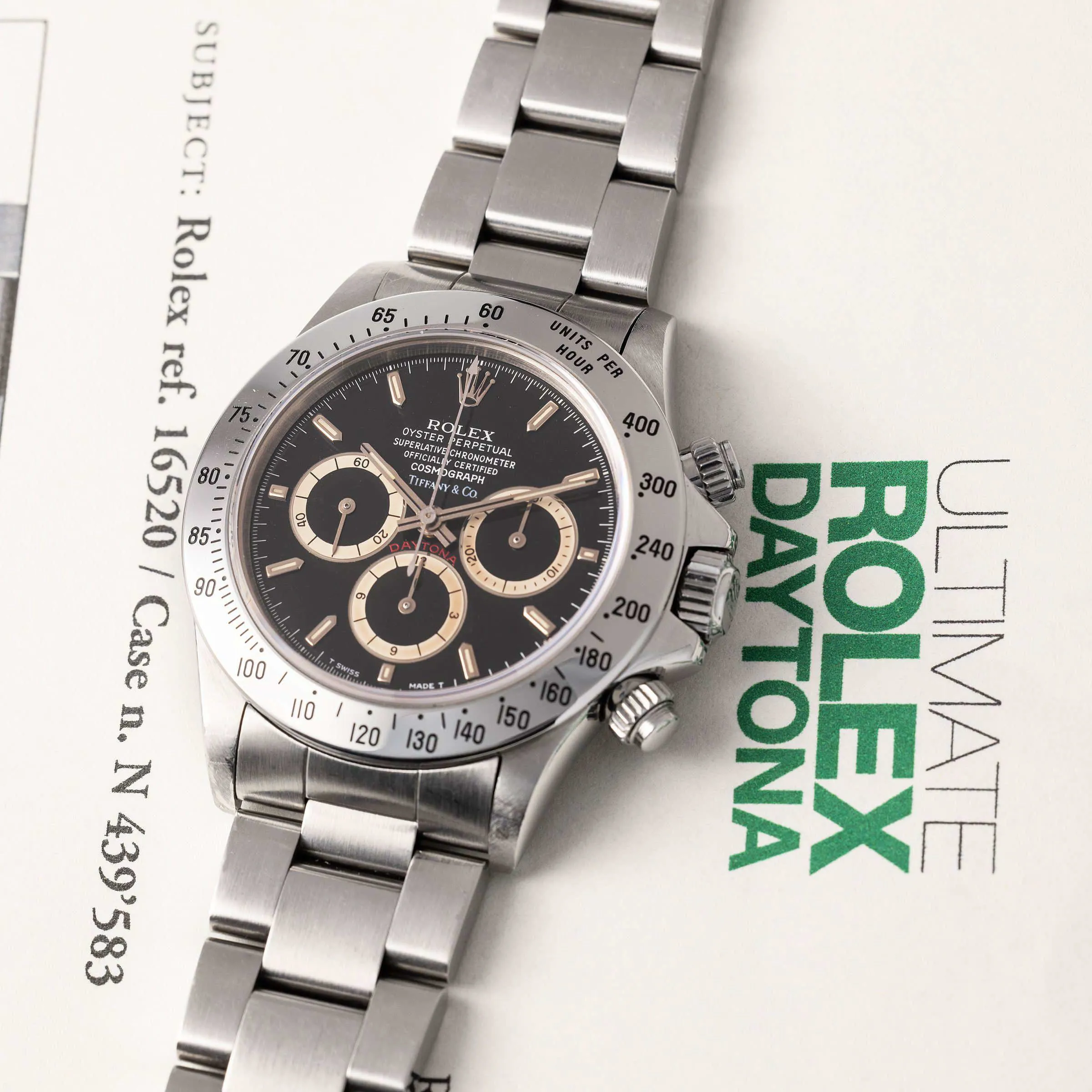 Rolex Daytona 16520 40mm Stainless steel Black 10