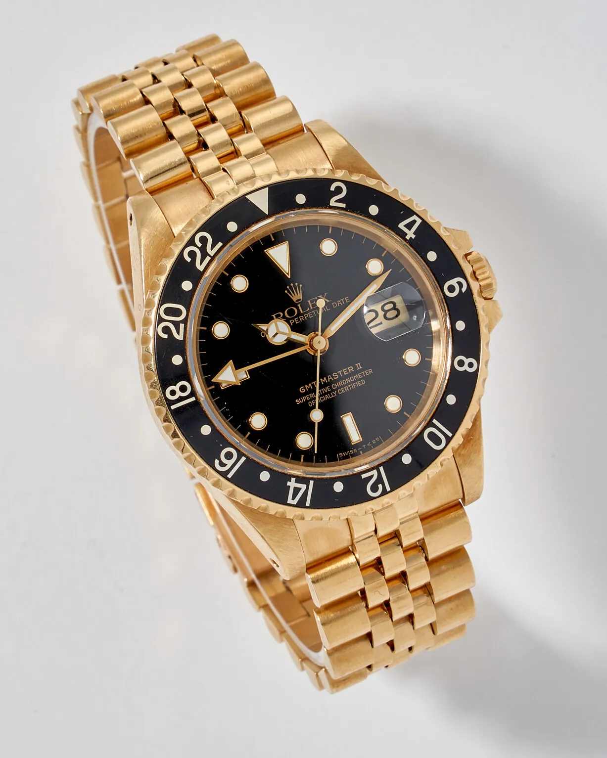 Rolex GMT-Master II 16718 40mm Yellow gold Black 3