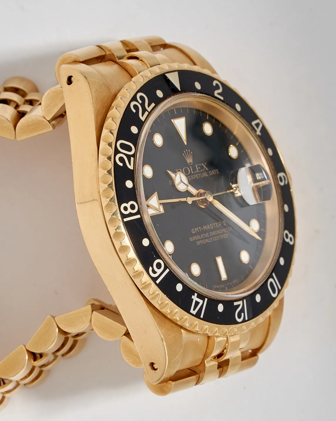 Rolex GMT-Master II 16718 40mm Yellow gold Black 7