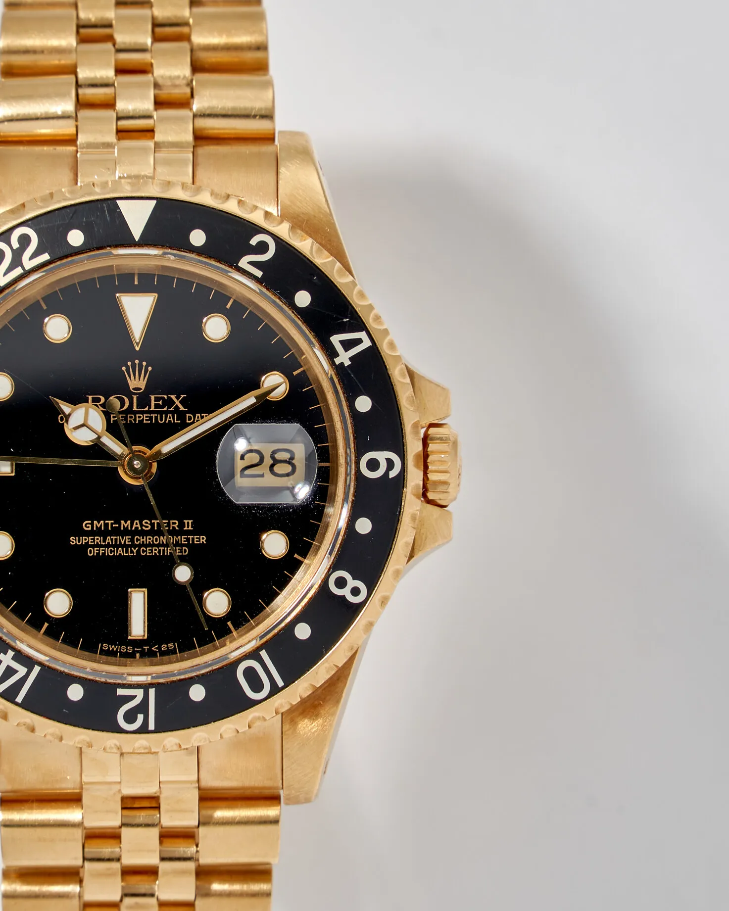 Rolex GMT-Master II 16718 40mm Yellow gold Black 13