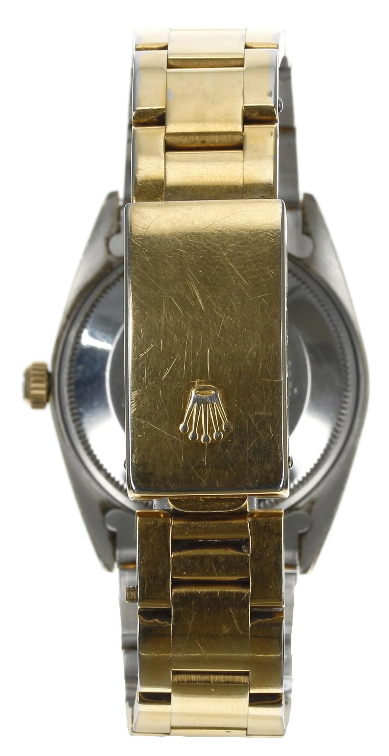 Rolex Oyster Perpetual Date 15505 34mm Gold-plated Black 2