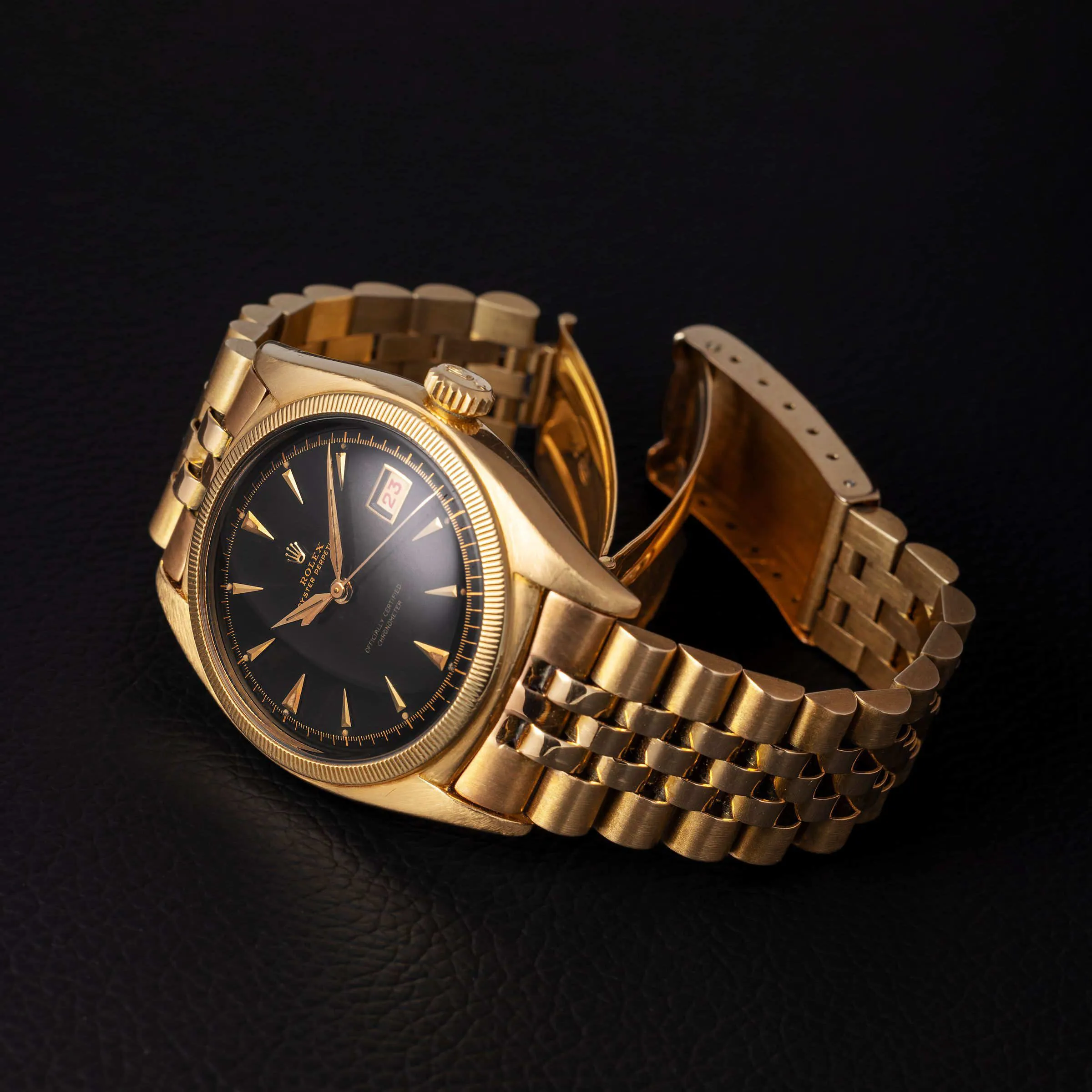 Rolex Datejust 36 6105 36mm Yellow gold Black 5