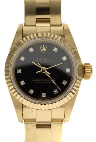 Rolex Oyster Perpetual 26 67198 25mm Yellow gold