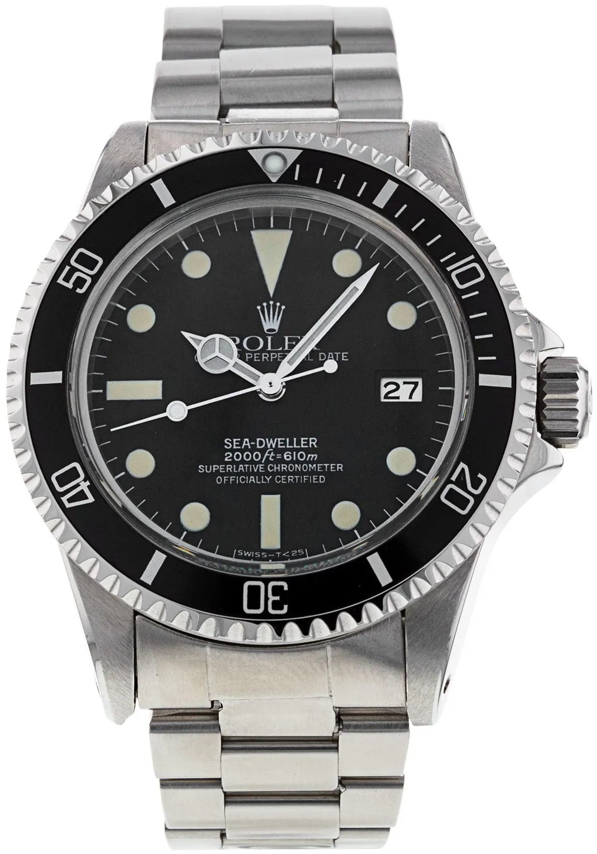 Rolex Sea-Dweller 1665 40mm Stainless steel Black