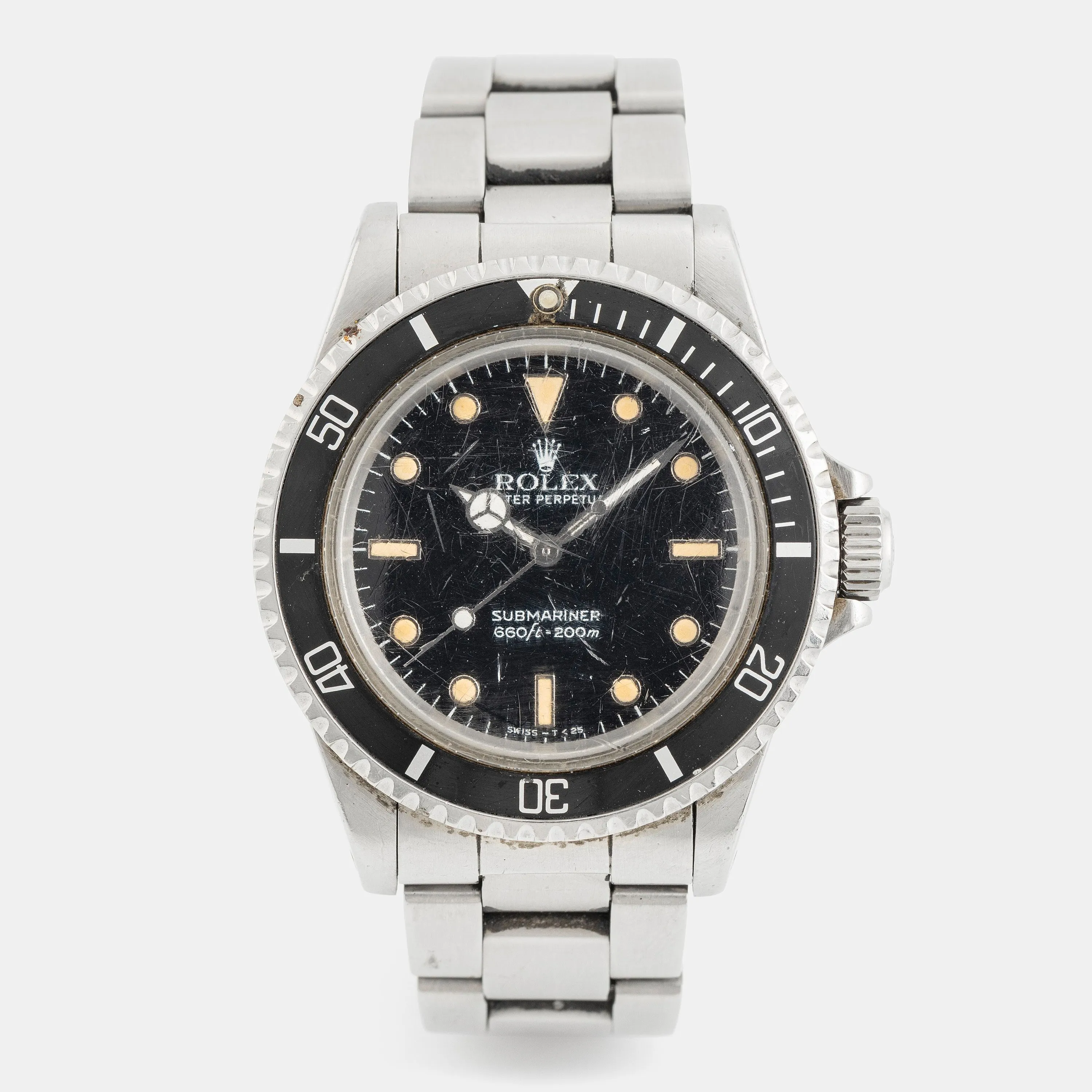 Rolex Submariner 5513 40mm Stainless steel Black