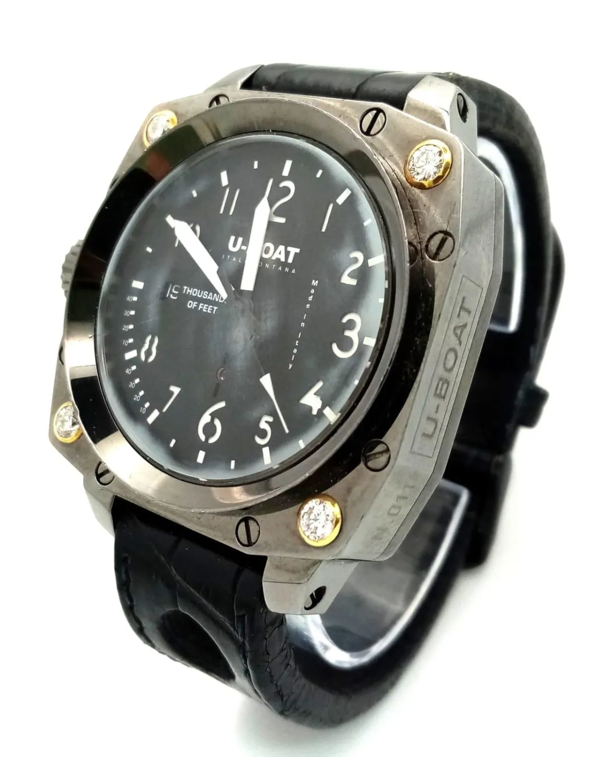 U-Boat ITALO-FONTANA 43mm Stainless steel Black 1