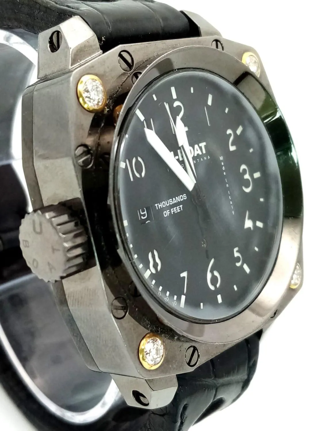 U-Boat ITALO-FONTANA 43mm Stainless steel Black 2