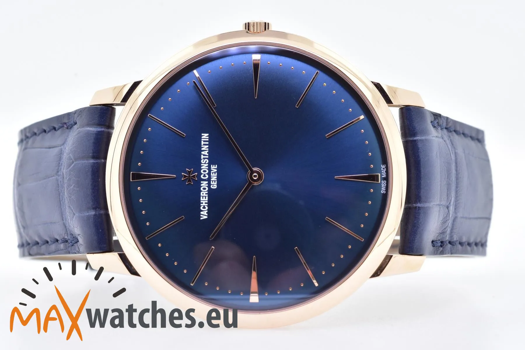 Vacheron Constantin Patrimony 81180/000R-B518 40mm Rose gold Blue