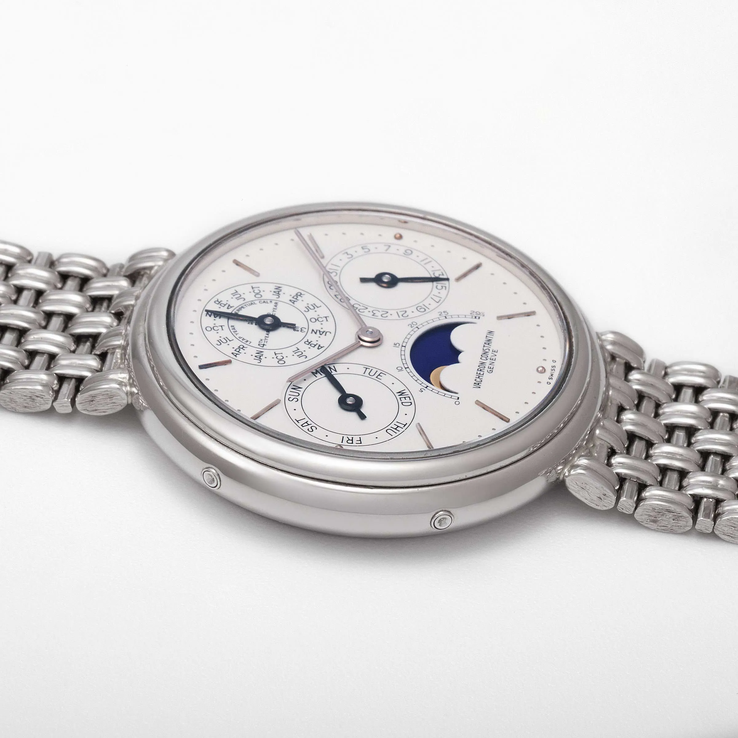 Vacheron Constantin Perpetual Calendar 43031/1 36mm Platinum Silver 2