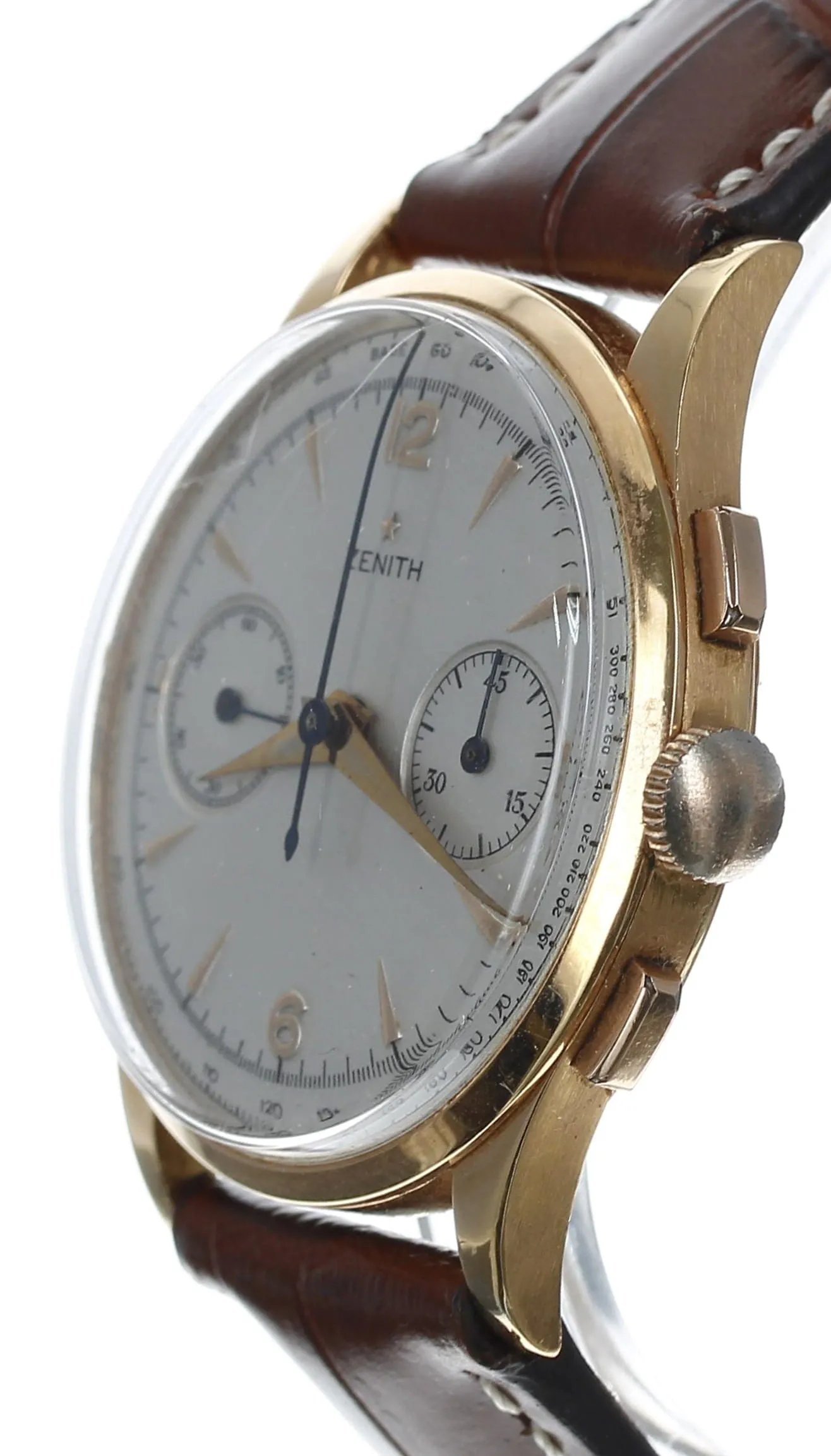 Zenith Chronograph 38mm Yellow gold Silver 1