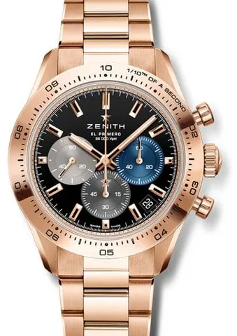 Zenith Chronomaster Sport 18.3101.3600/21.M3100 41mm Rose gold Black