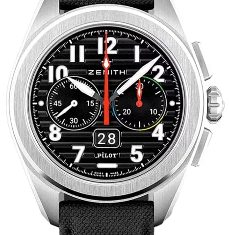 Zenith Pilot 03.4000.3652/21.I001 42.5mm Stainless steel Black