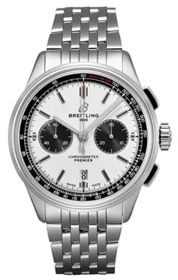 Breitling Premier AB0118221G1A1 42mm Stainless steel Silver