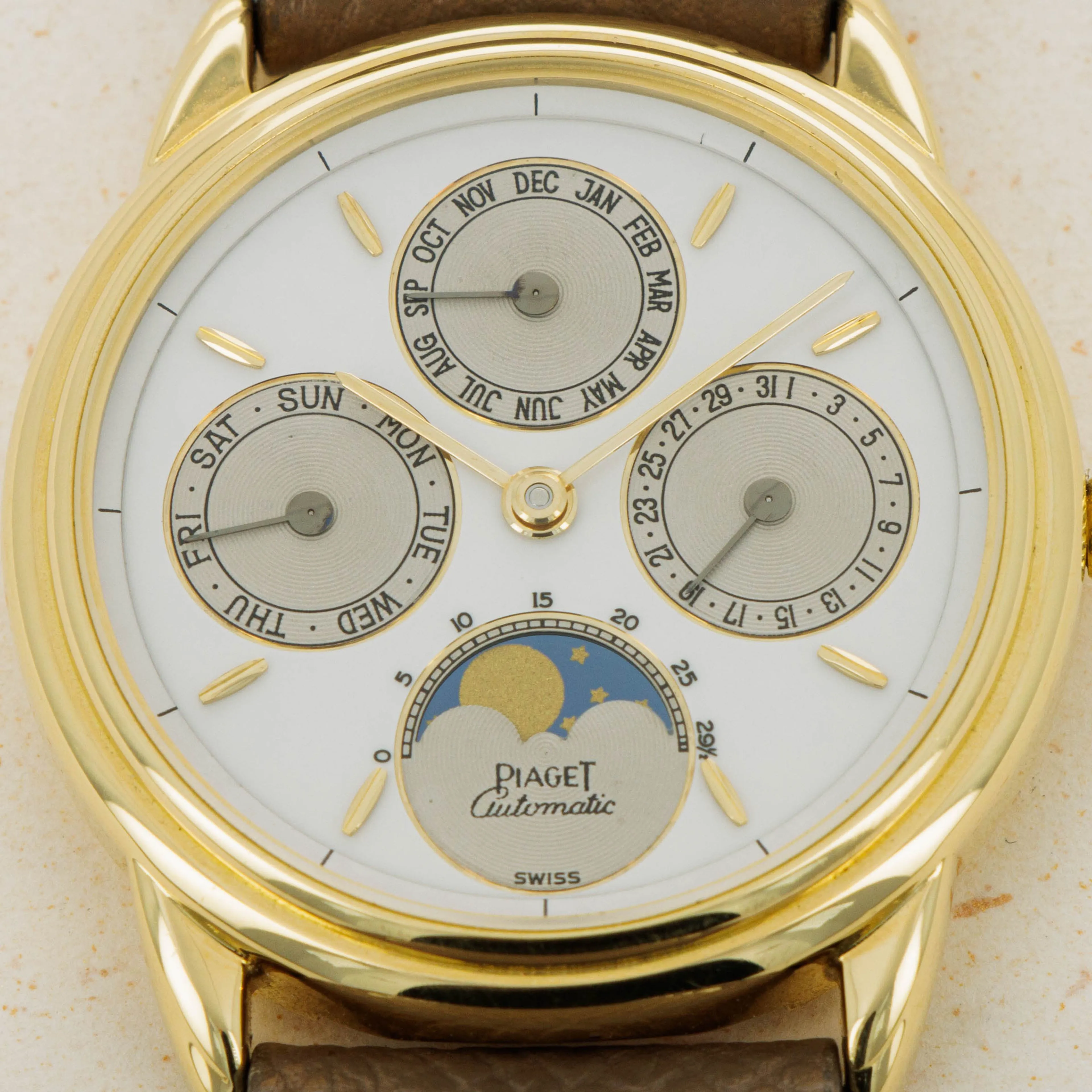 Piaget Gouverneur 15958 33.5mm Yellow gold White 10