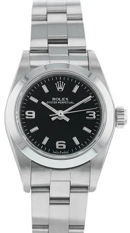 Rolex Oyster Perpetual 76080 26mm Stainless steel Black