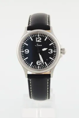 Sinn Pilot 39mm Stainless steel Black