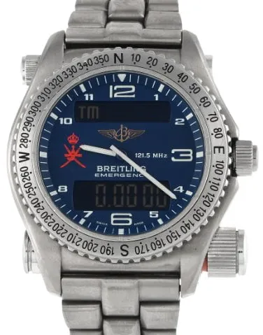 Breitling Emergency 43mm Titanium Blue