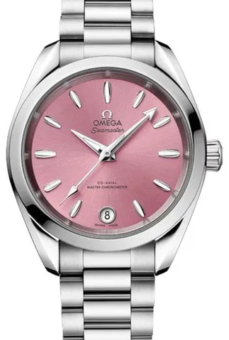 Omega Aqua Terra 220.10.34.20.10.003 34mm Stainless steel Pink