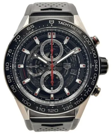 TAG Heuer Carrera Calibre HEUER 01 CAR2A1Z 45mm Stainless steel Black