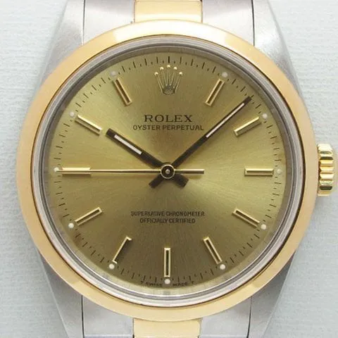Rolex Oyster Perpetual 34 14203 34mm Gold/steel