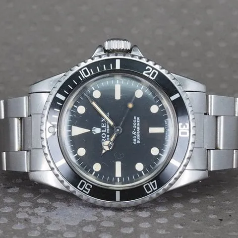 Rolex Submariner 5513 40mm Stainless steel Black