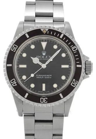 Rolex Submariner 5513 40mm Stainless steel Black