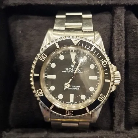 Rolex Submariner 5513 40mm Stainless steel Black