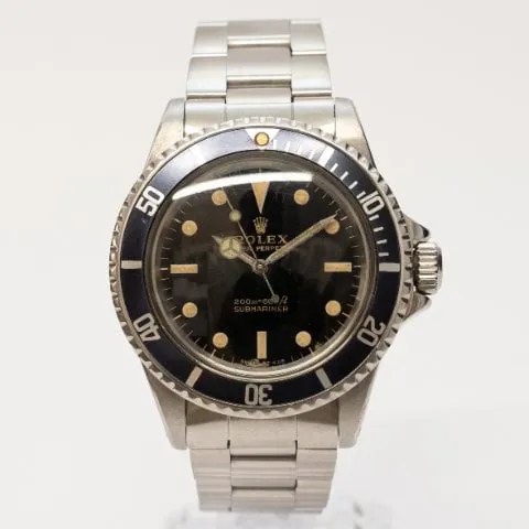 Rolex Submariner 5513 40mm Stainless steel Black