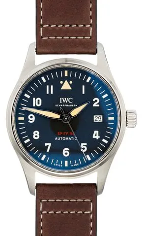 IWC Pilot IW326803 39mm Stainless steel Green