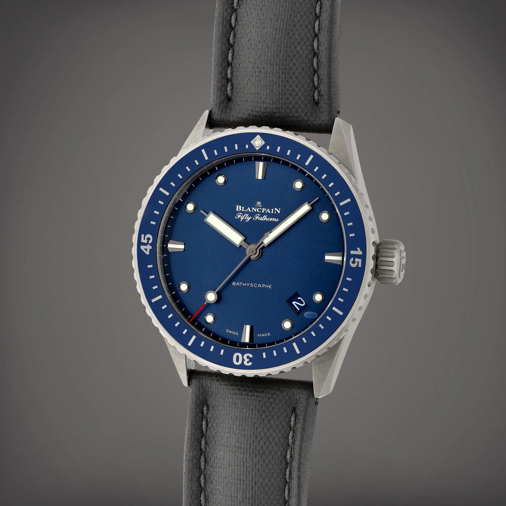 Blancpain Fifty Fathoms 5000-0240-O52A 43.5mm Ceramic Blue 1