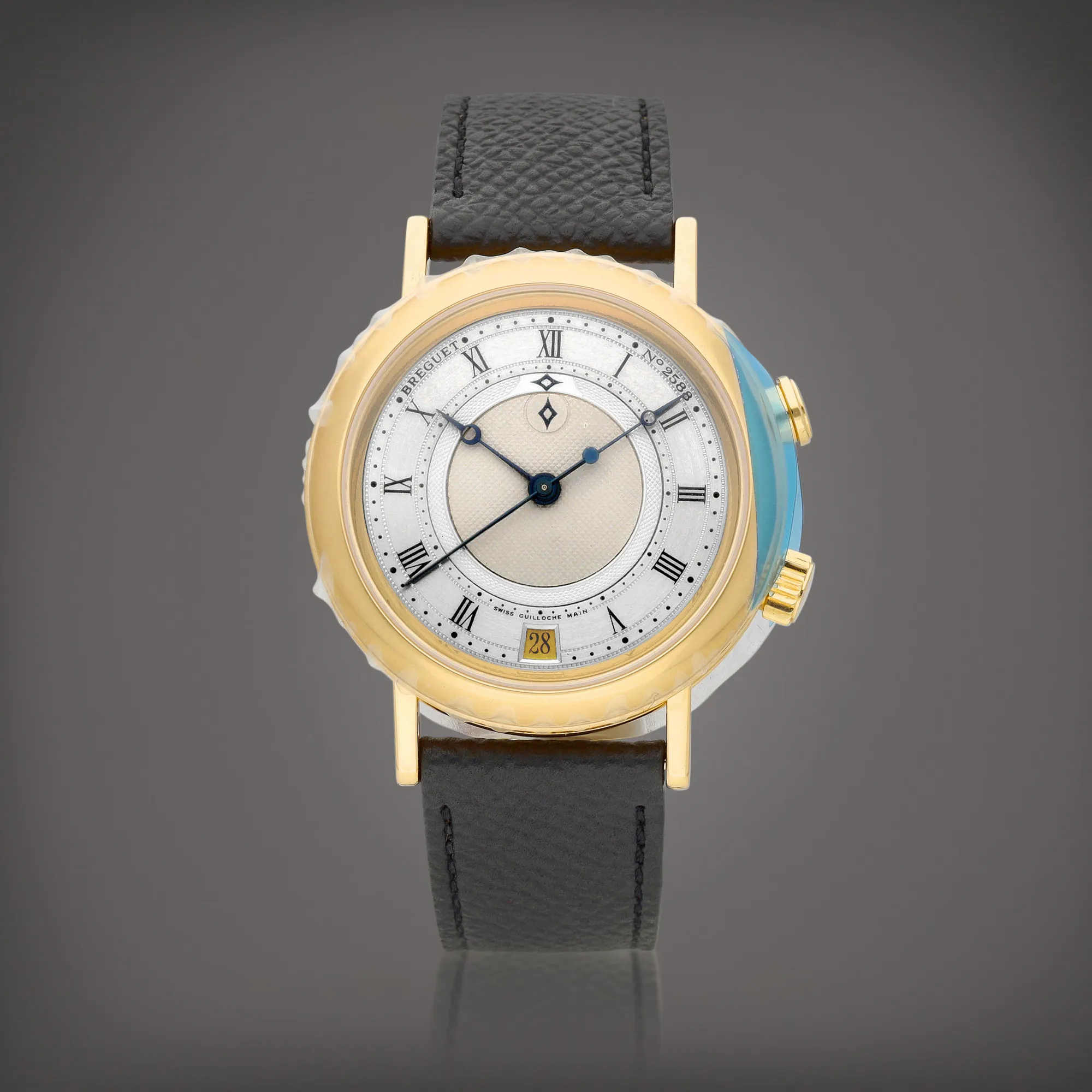 Breguet Classique 3600 38.5mm Yellow gold Silver