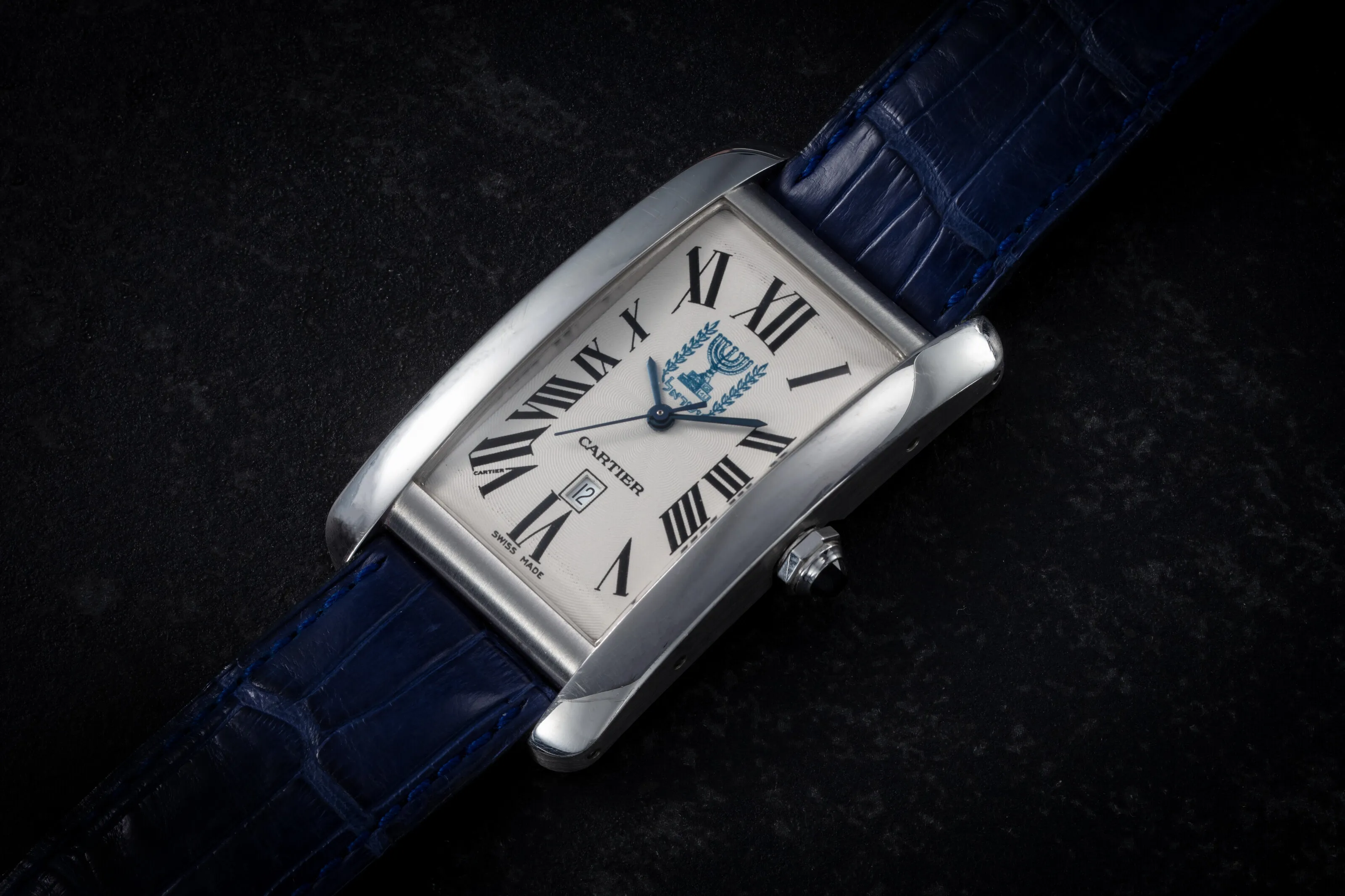 Cartier Tank 1741 27mm White gold White