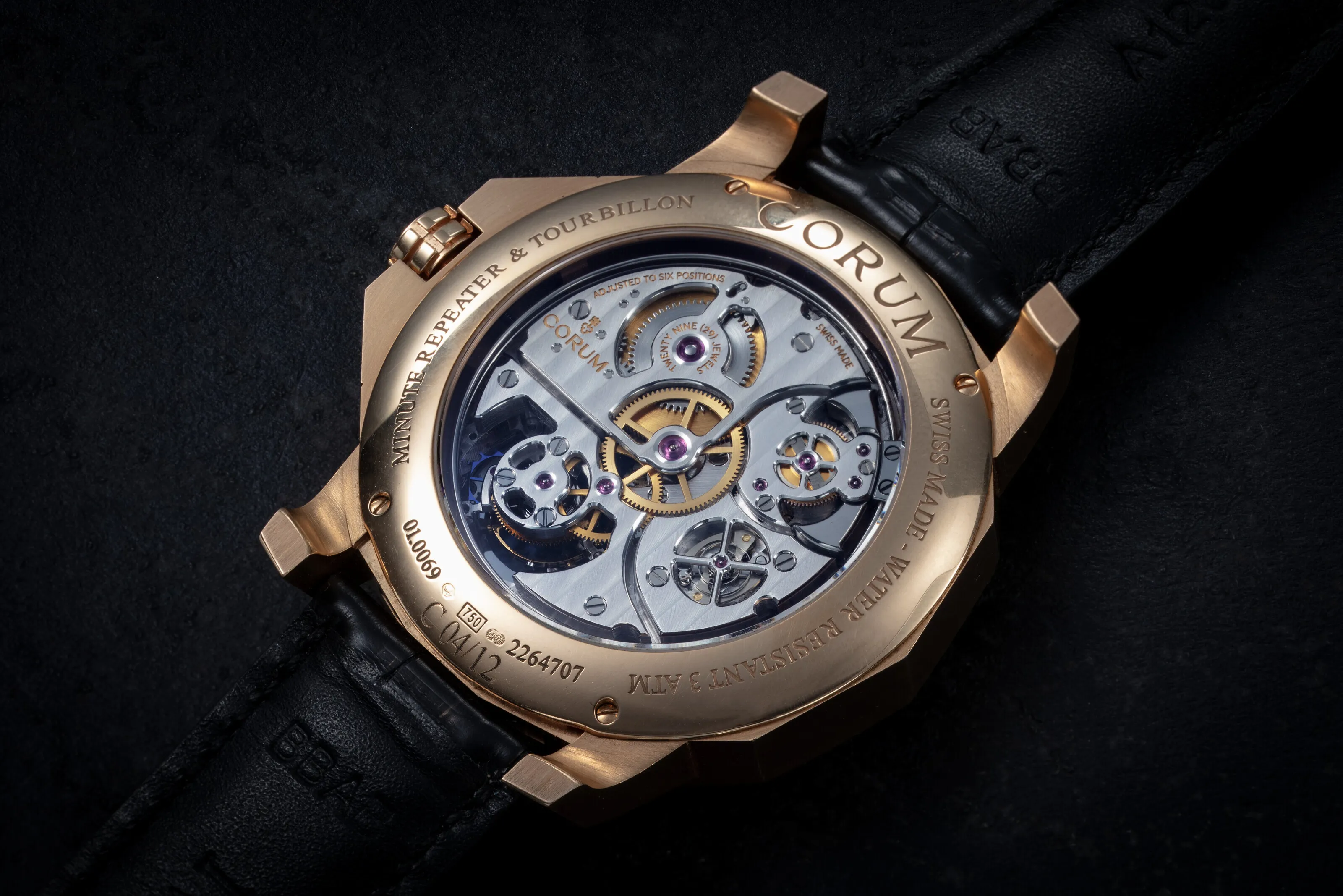 Corum Admiral's Cup 45mm Rose gold Semi-skeletonized 1