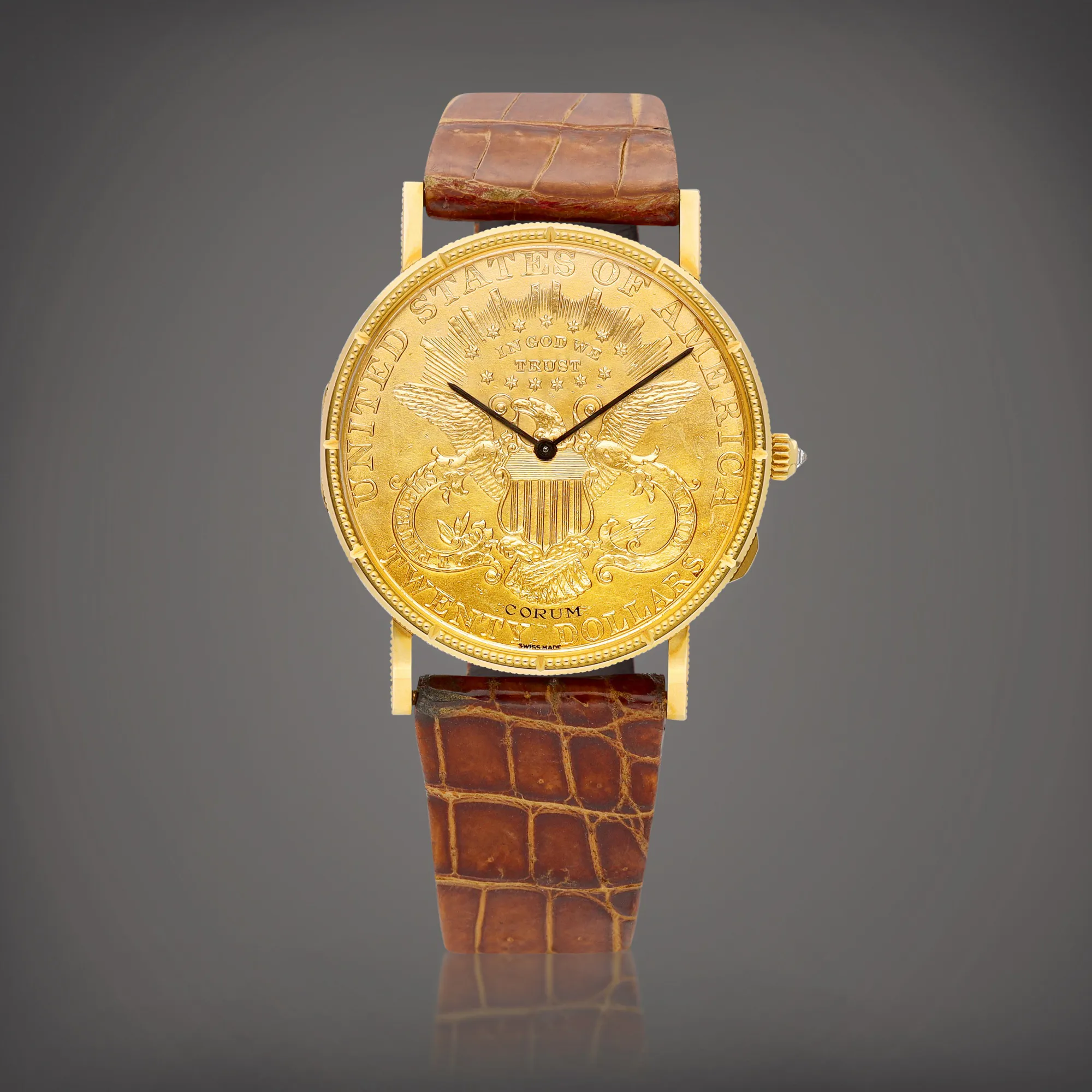 Corum Coin Watch 55.567.56 35mm Yellow gold Gold