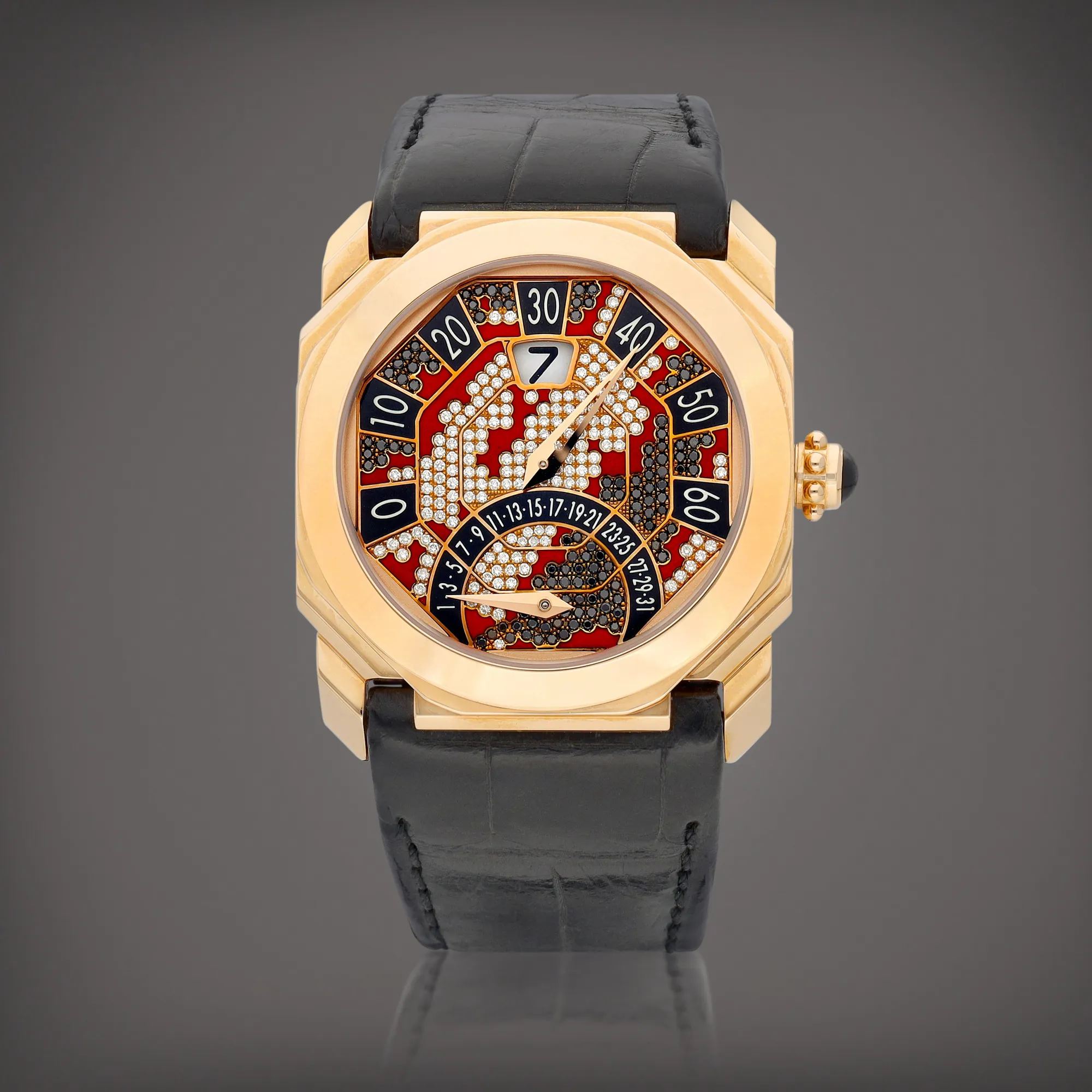 Gérald Genta Octo Bi-Retro OBR.X.50 39mm Rose gold Black