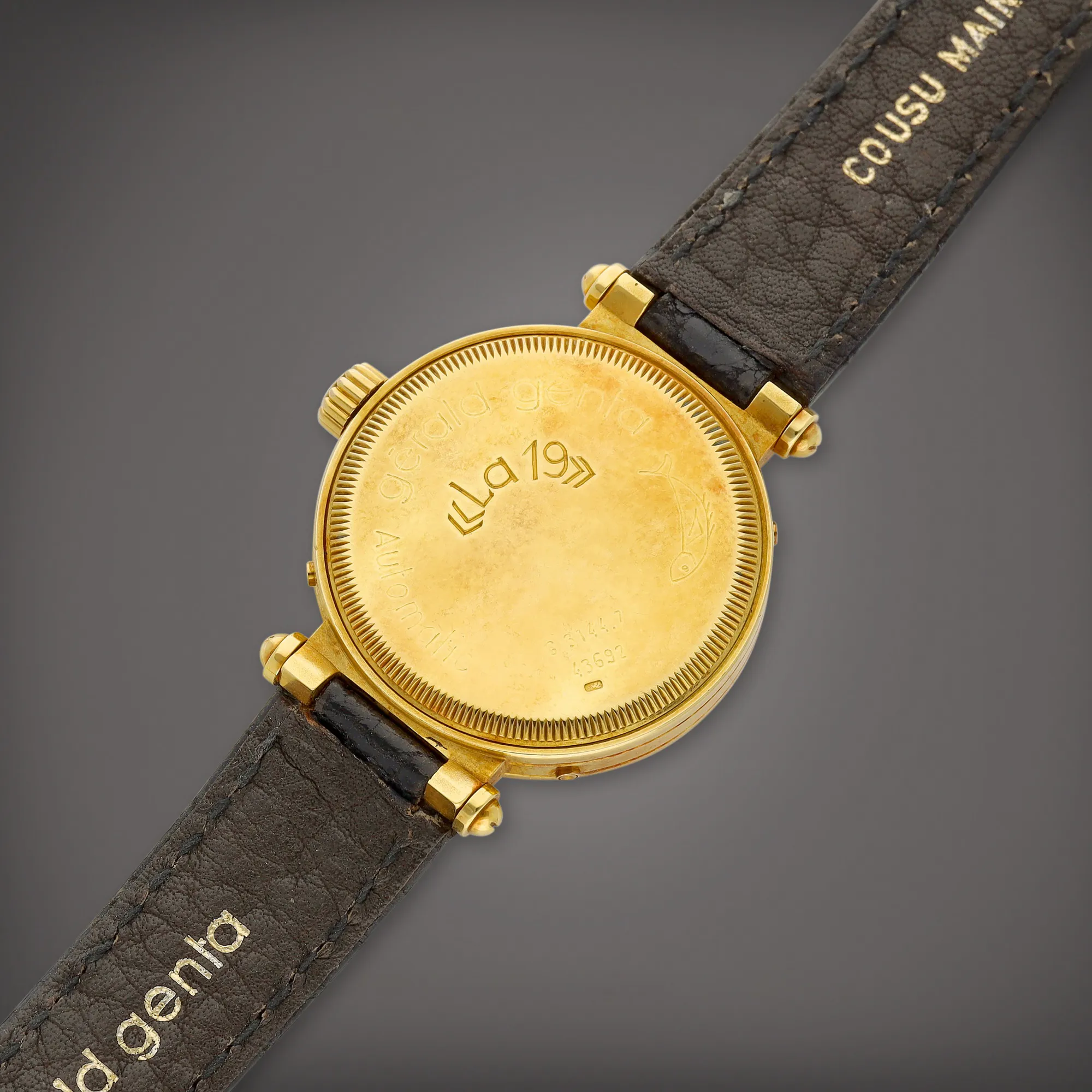 Gérald Genta Perpetual Calendar G31447 32mm Yellow gold Silver 4