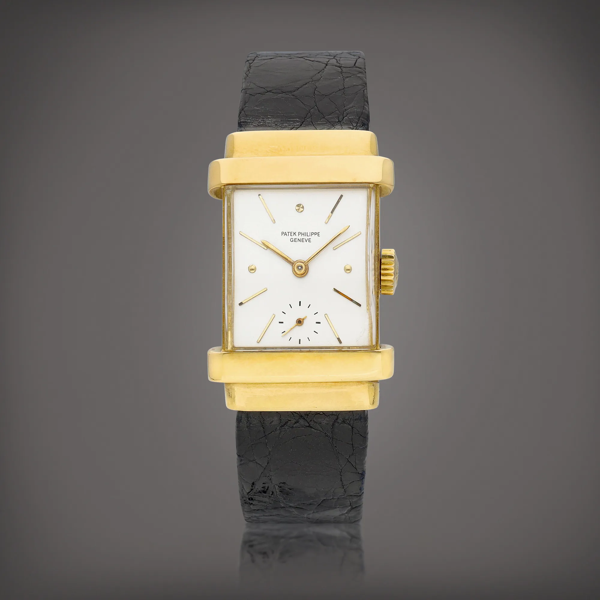 Patek Philippe Top Hat 1450 37mm Yellow gold Silver