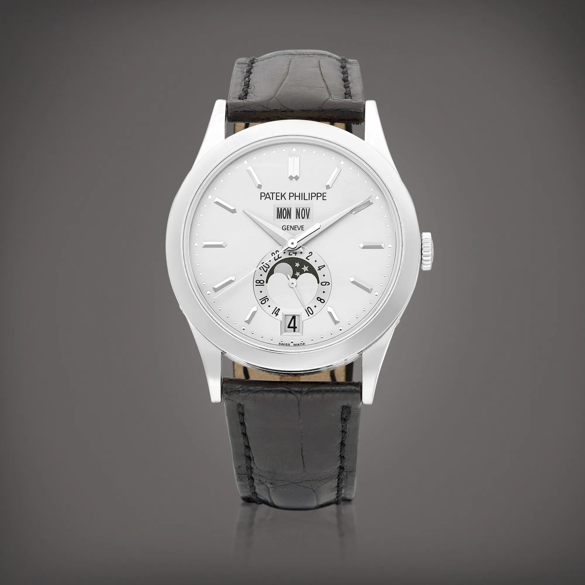 Patek Philippe Annual Calendar 5396 38.5mm White gold Opaline