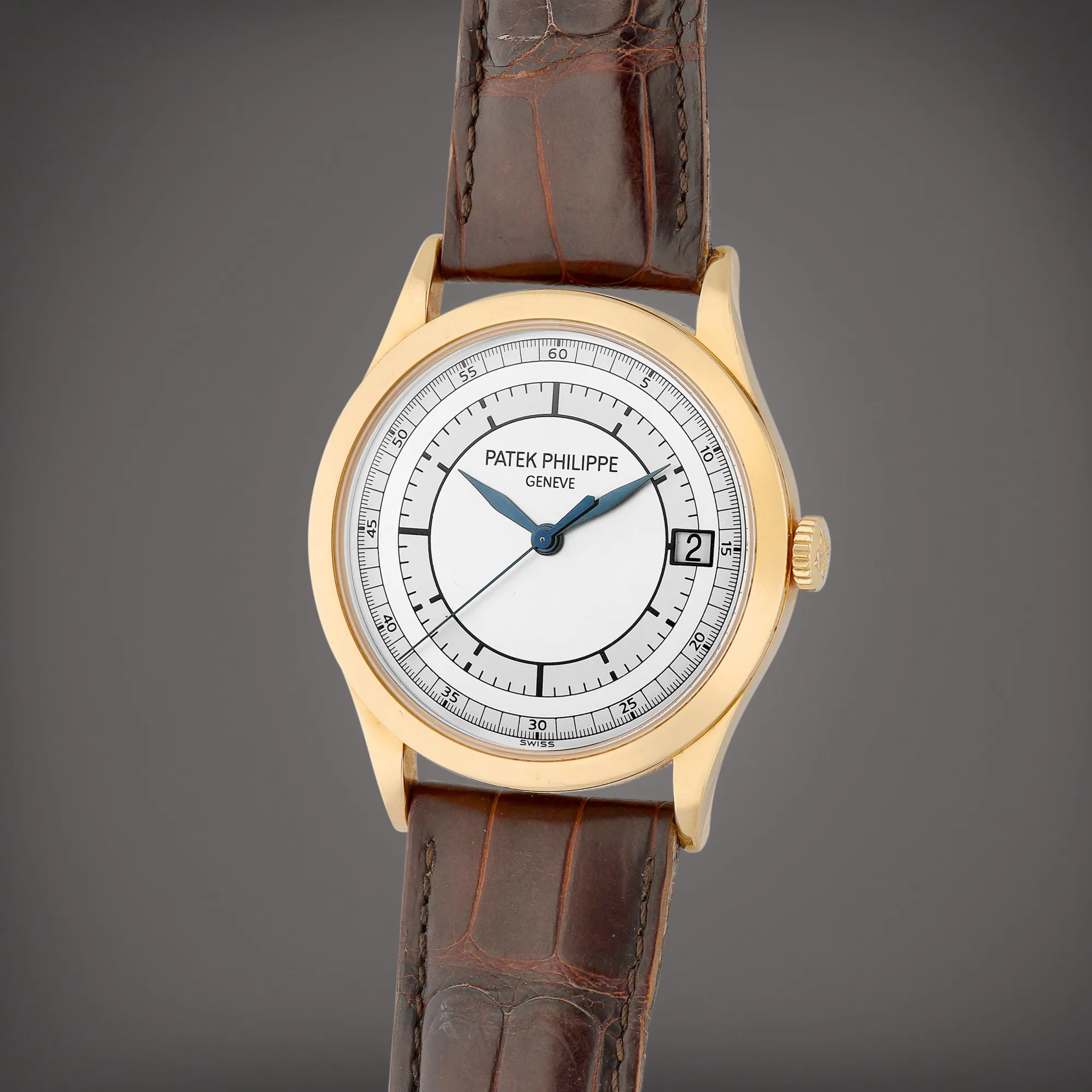 Patek Philippe Calatrava 5296 38mm Rose gold Silver 1