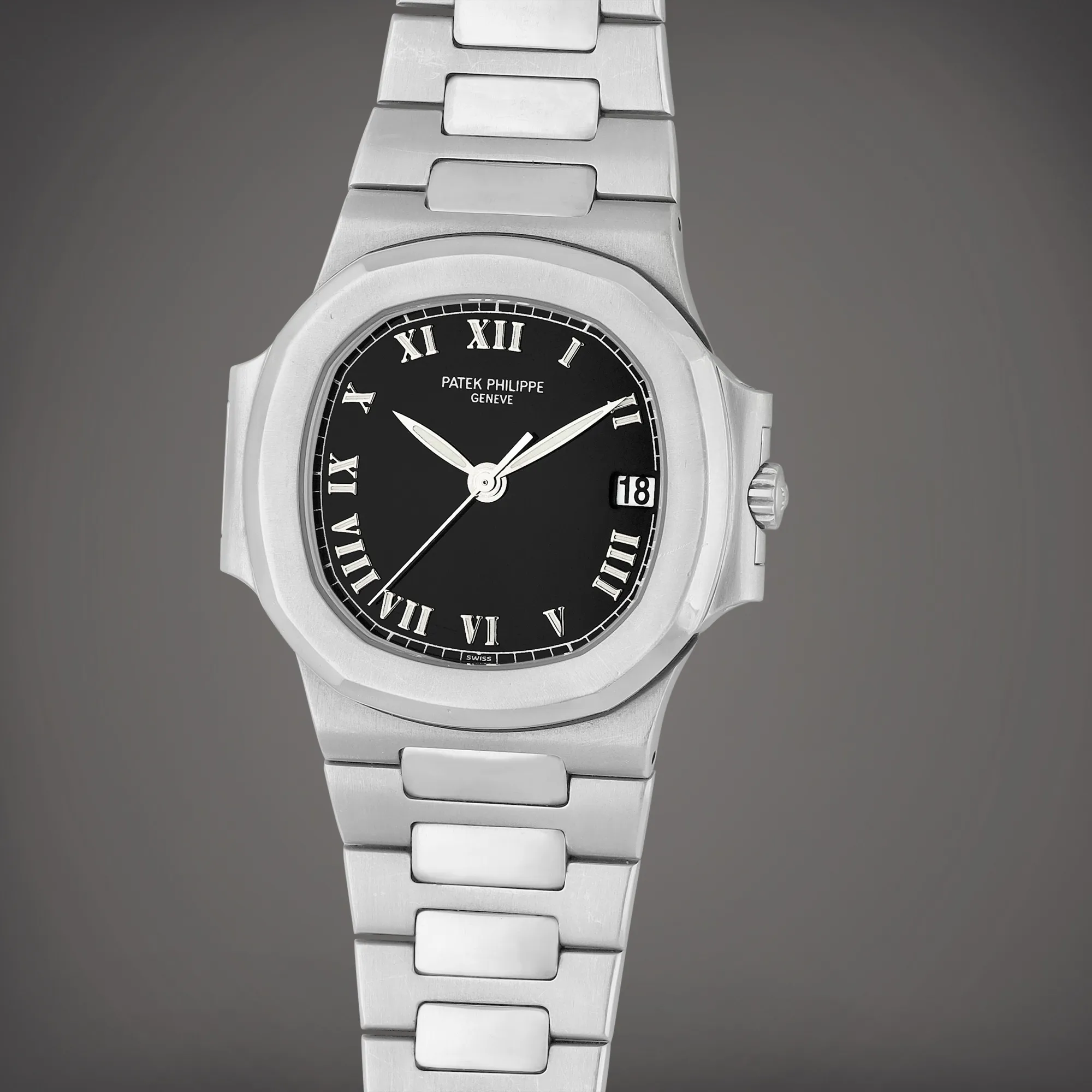 Patek Philippe Nautilus 3800 37mm Stainless steel Black 1