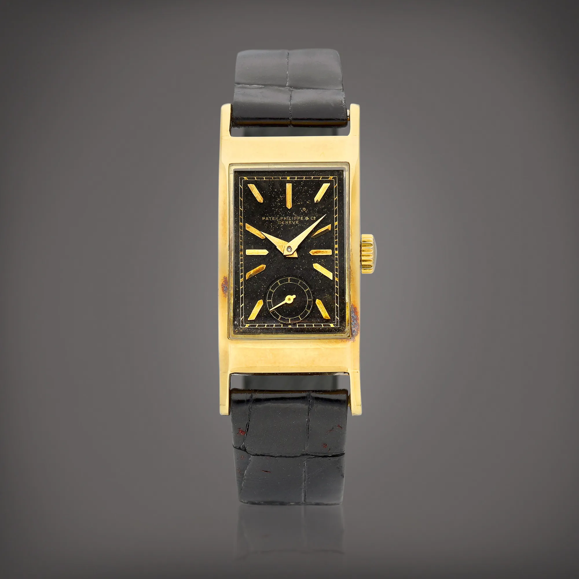 Patek Philippe Tegolino 425 34.5mm Yellow gold Black