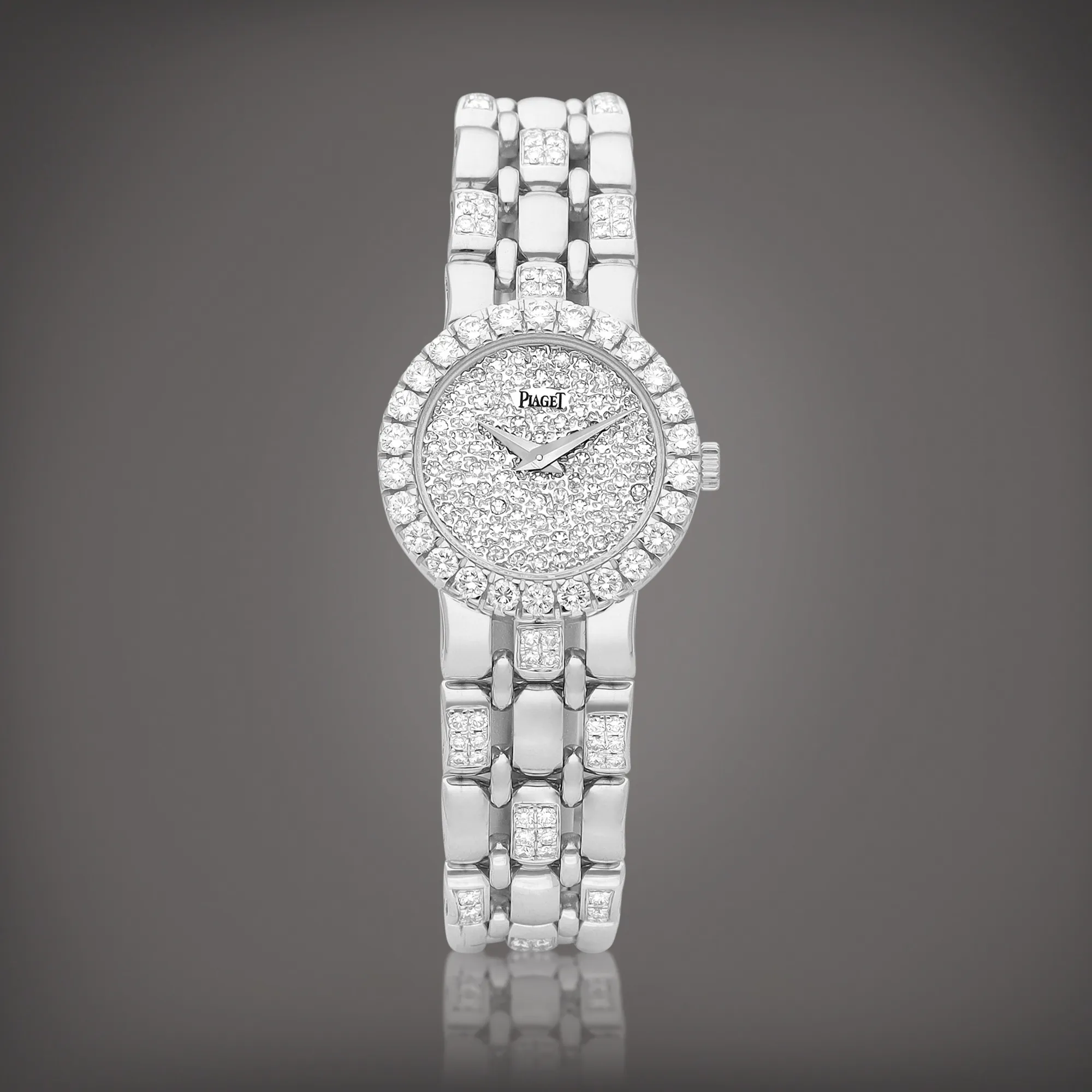 Piaget Polo 8296 21mm White gold Diamond