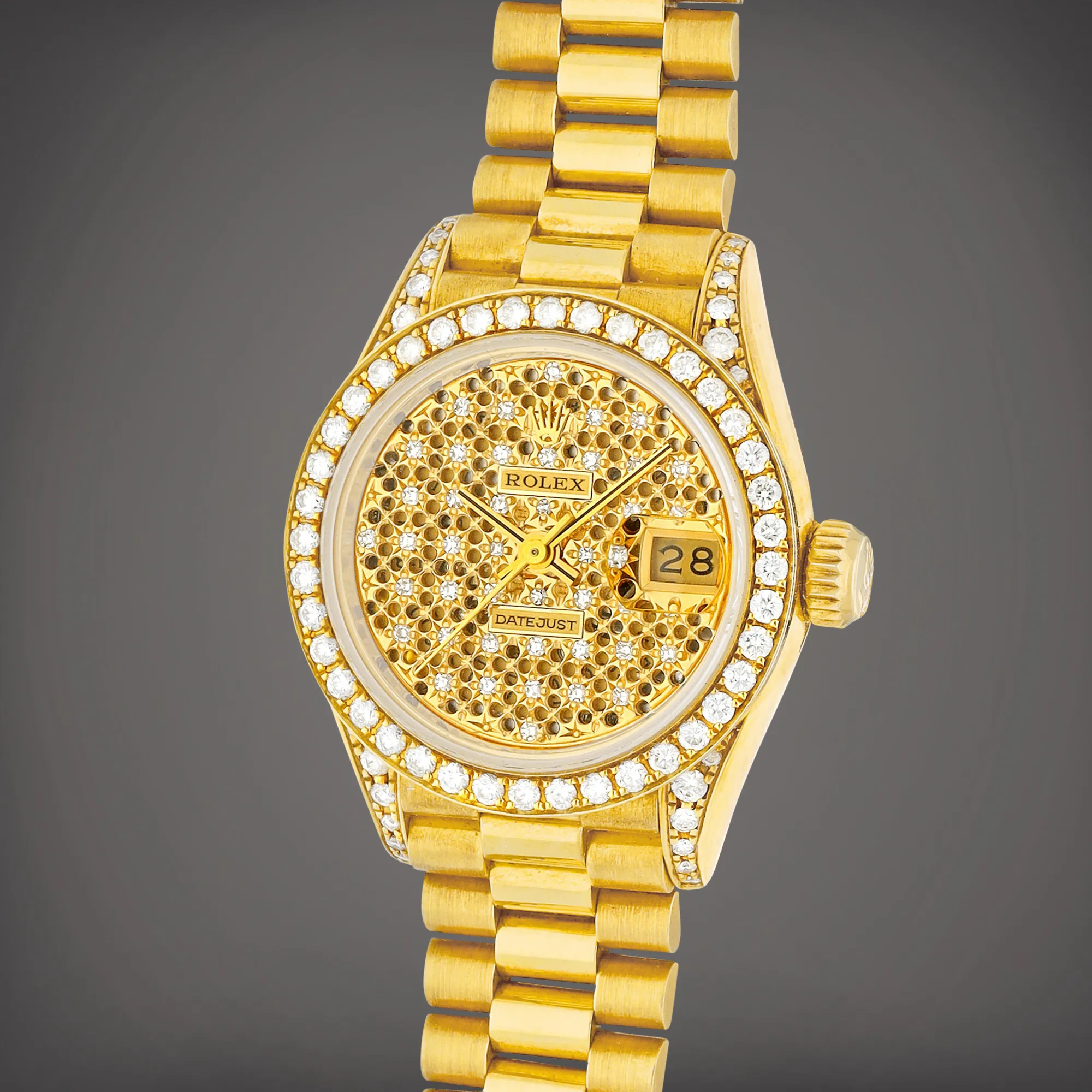 Rolex Lady-Datejust 69158 26mm Yellow gold Diamond 2