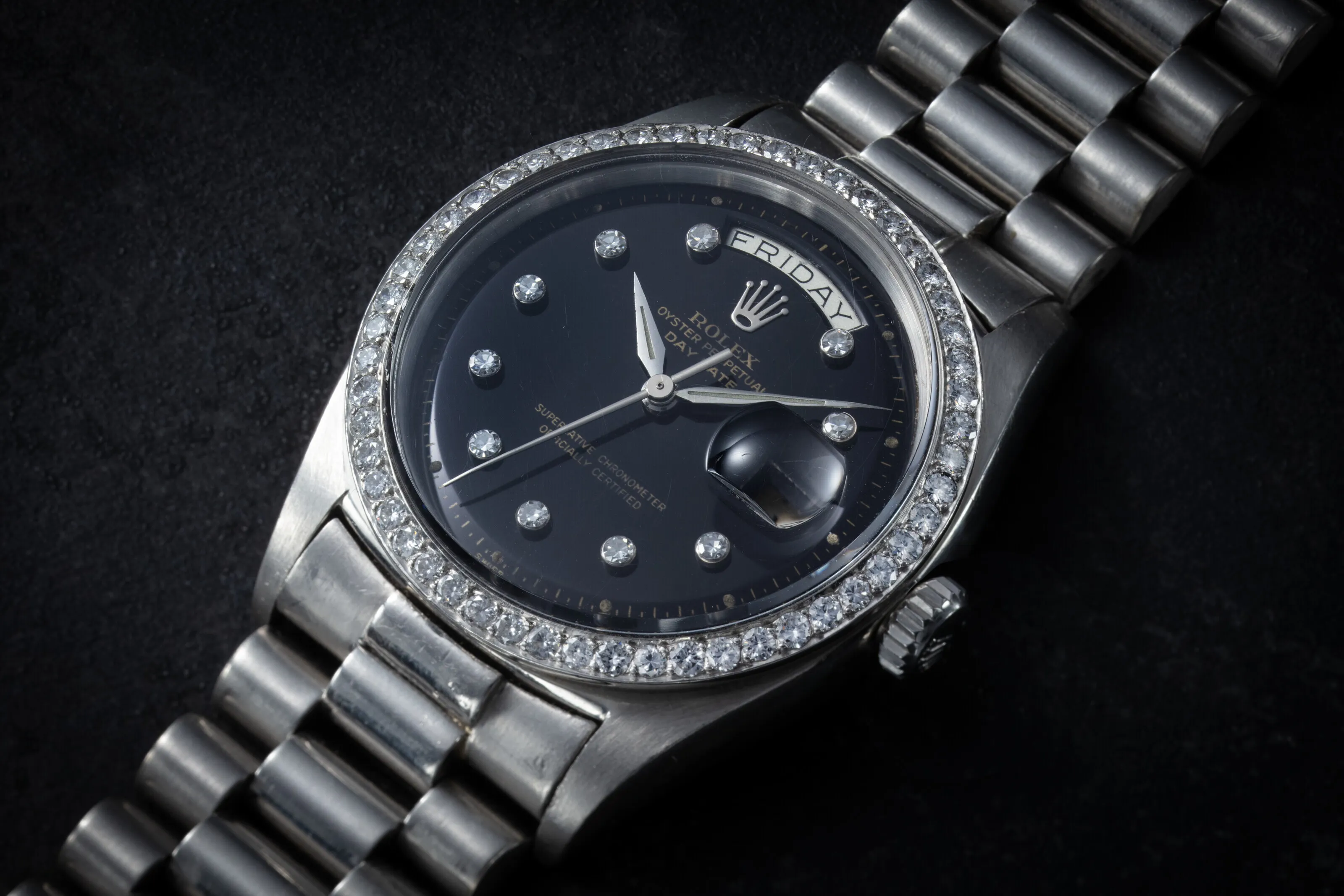 Rolex Day-Date 36 6612B 36mm Platinum Black