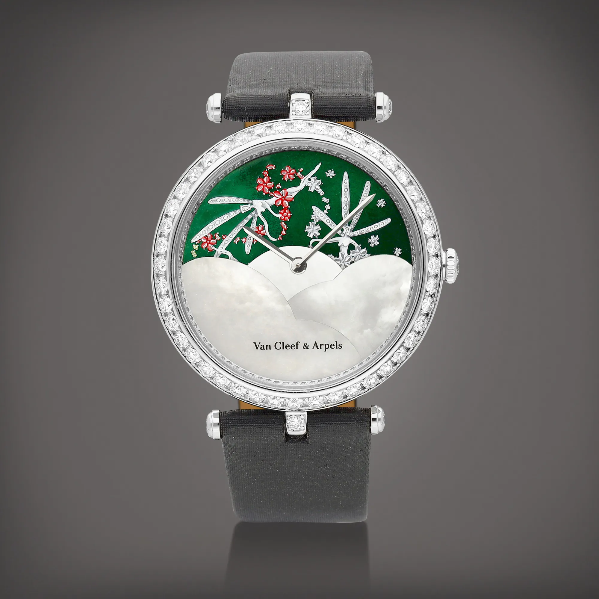 Van Cleef & Arpels Poetic Complications 36mm White gold Enamel